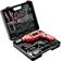 Kit Furadeira de Impacto 650W 3/8" Mondial Oficina NFFI-07M com 12 Peças e Maleta 127V