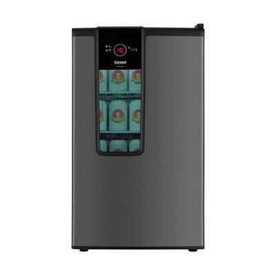 Cervejeira Consul Mais 1 Porta 82L 5 Níveis De Temperatura Para 75 Latas Czd12 Titanium 110v 110V