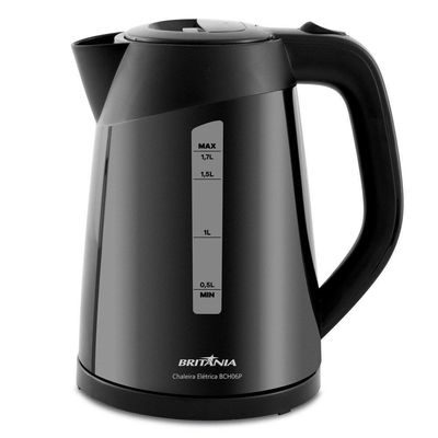 Chaleira Elétrica Britânia 1,7 L Bch06p Preto 127v 110V