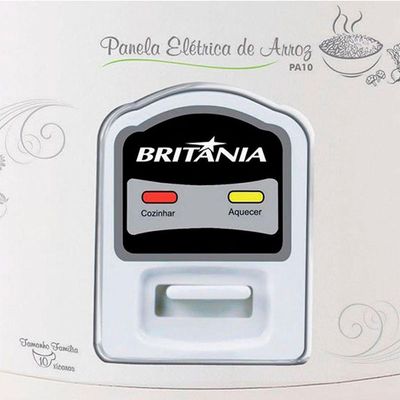 Panela Elétrica De Arroz Pa10 Britânia Branco 110v 110V