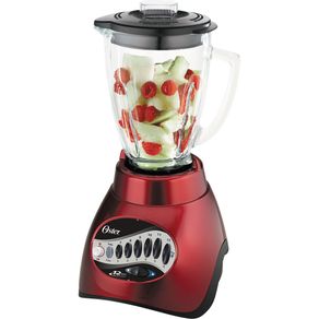 Liquidificador Oster 1.5L 450W 6844 com 12 Velocidades e Copo de Vidro Vermelho Menor preço em Liquidificador Oster 1.5L 450W 6844 com 12 Velocidades e Copo de Vidro Vermelho