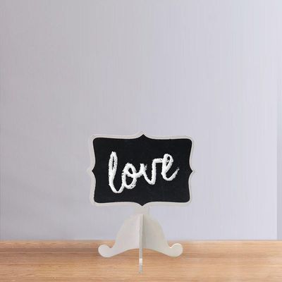Placa Decorativa Branca 11x8cm