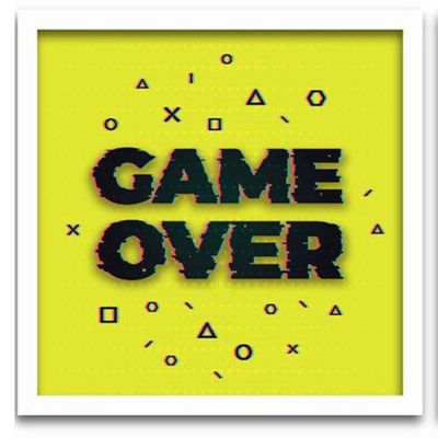 Conjunto Quadros Decorativos 3 peças 50x50 Gamer