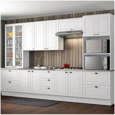 Balcão De Cozinha Henn 80Cm 2 Portas Branco