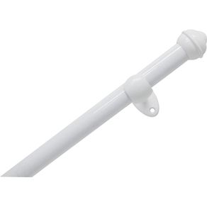 Kit para Varão 1,5m Prátiko Pro 19mm Bella Arte Branco Menor preço em Kit para Varão 1,5m Prátiko Pro 19mm Bella Arte Branco