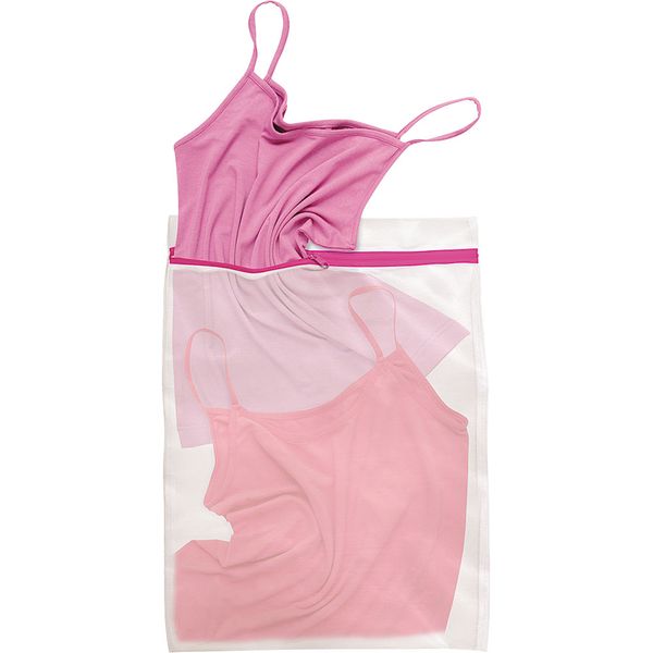 Saco de Lavar Roupas com Zíper Médio Plast Leo