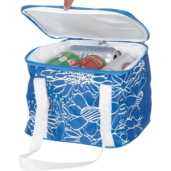 Bolsa Semi Térmica 10l Floral Cotérmico Azul