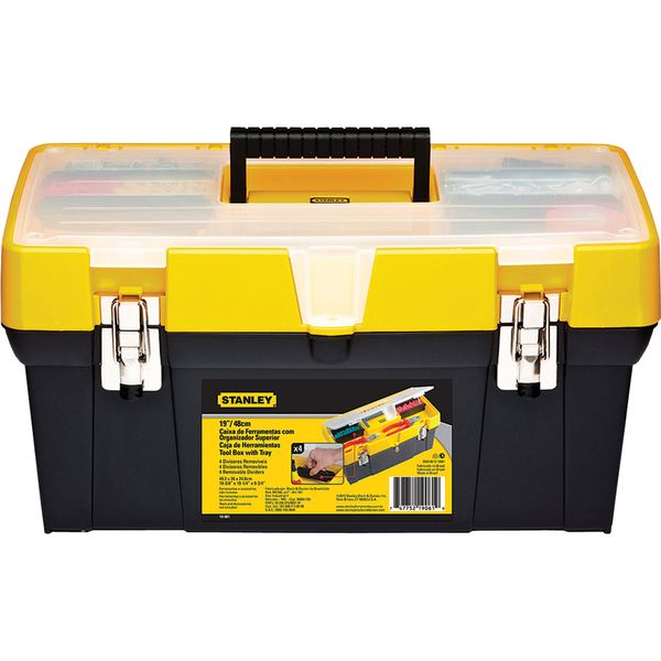 Caixa para Ferramenta com 4 Divisores 19-061 Stanley