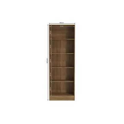 Guarda Roupa Solteiro 2 Portas Multiuso N408 Nogueira - Kappesberg