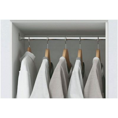 Guarda Roupa Casal 8 Portas e 4 Gavetas Nápoles jatoba/Areia - Santos Andirá