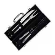 Kit Churrasco 3 Peças Com Maleta Zein