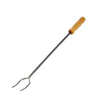 Garfo Para Churrasco Com Cabo De Madeira 35 Cm