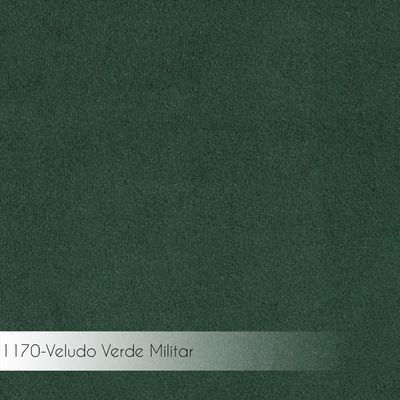 Kit 5 Cadeiras Decorativa Sala de Jantar Sidnei Veludo Verde - Gran Belo