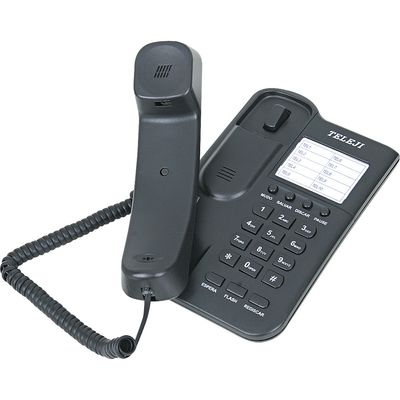 Telefone com Bloqueador V10 Teleji 3026 Preto