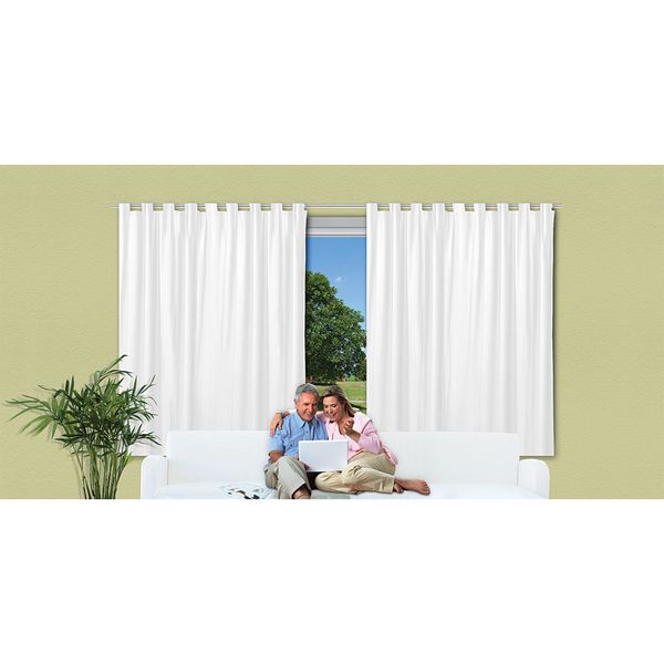 Blackout para Varão Dupla Face 280x240cm Vida Pratika Branca
