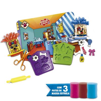Brinquedo Pet Shop com Massinha de Modelar Estrela