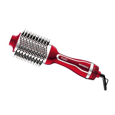 Escova Secadora Mondial Silver Red1200w Vermelho/Preto 110v