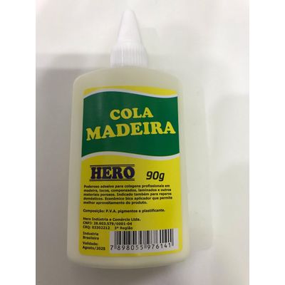 Cola Para Madeira Taco Laminado Poderoso Adesivo Pva 90G