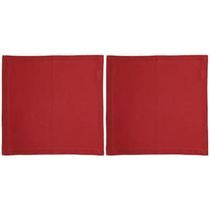 Conjunto de Guardanapos Wolff Mesa em Algodão Vermelho - 2 Peças