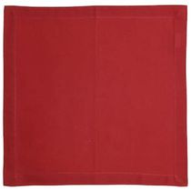 Conjunto de Guardanapos Wolff Mesa em Algodão Vermelho - 2 Peças