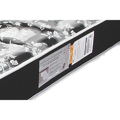 Colchão Casal Espuma D28 Celebrity Black (138x188x17) - Luckspuma