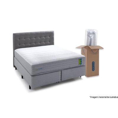 Colchão King Enrolado a Vácuo A de Espuma FreschCore Bed in Bag (193x203x30) - Herval