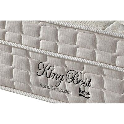 Colchão Casal Molas Ensacadas MasterPocket King Best Clean (138x188x28) - Anjos