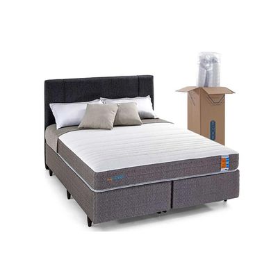 Colchão King Espuma Compact AG 65 / A Vácuo de KeppCore Bed in Bag (193x203x25) - Herval