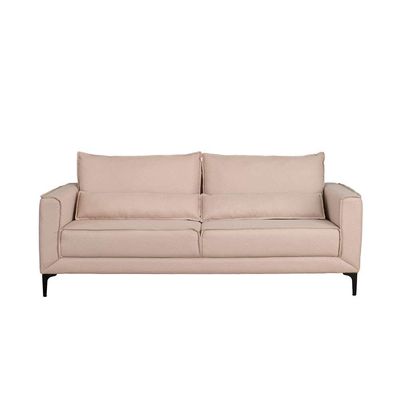 Sofá 3 Lugares Versatti Linho Bege 210 cm