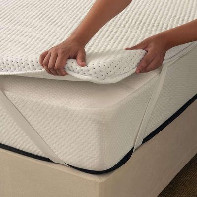 Pillow Top Solteiro King Guldi Soft com Espuma D30 com Alça (5x96x203) Branco