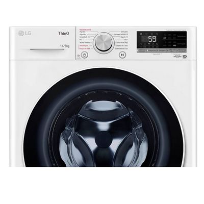 Lava e Seca Smart LG 14kg com Inteligência Artificial AIDD LG Branco / 220V