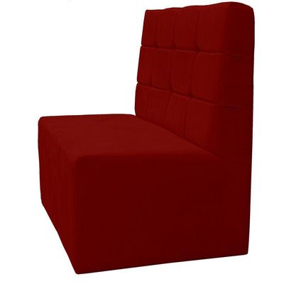 Canto Alemão Confortável Para Apartamento Cozinha E Restaurantes Suede Cor Marsala