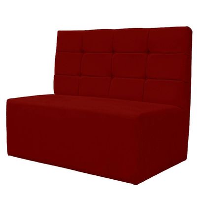 Canto Alemão Confortável Para Apartamento Cozinha E Restaurantes Suede Cor Marsala