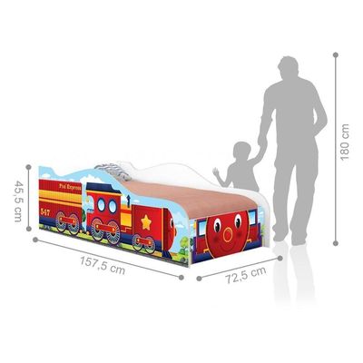 Cama Trenzinho Kids Solteiro