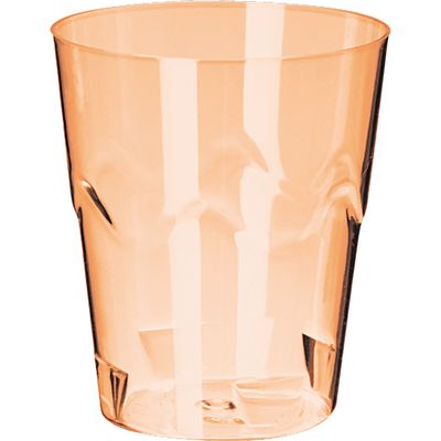 Conjunto 10 Copos Descartáveis para Brigadeiro 50ml Neon Strawplast Laranja