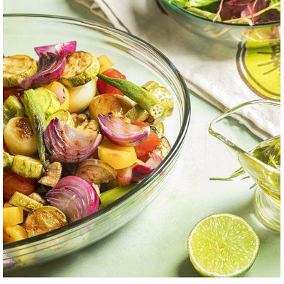 Assadeira De Vidro Oval 4 Litros Cheff 39x27x6cm Brinox