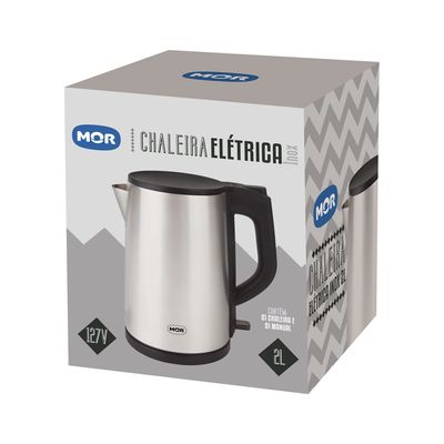 Chaleira Elétrica Inox 2 Litros 127V