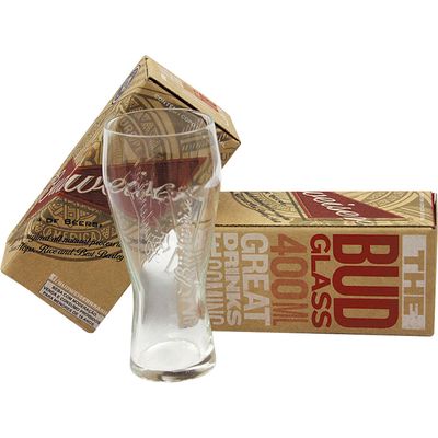Copo de Chopp 400ml Budweiser Crisal
