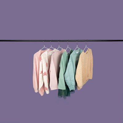 Kit Cabide Infantil Soft Touch Branco