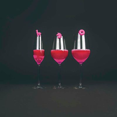 Marcador de Copo Silicone Unicórnio