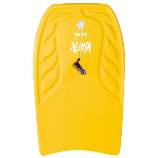 Prancha Bodyboard Aloha 57cm x 35cm - amarelo