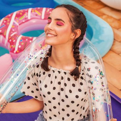 Boia Inflável com Glitter Sort