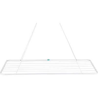 Varal de Teto Aço 120x56cm Mor Branco