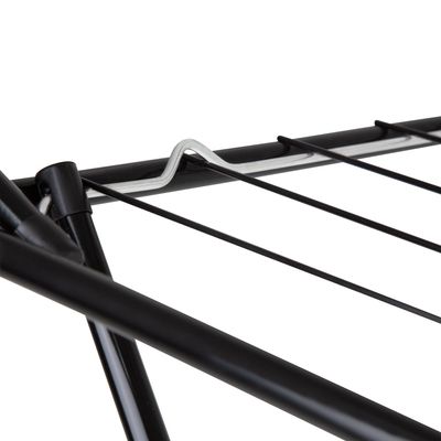 Varal de Chão com Abas Slim Preto