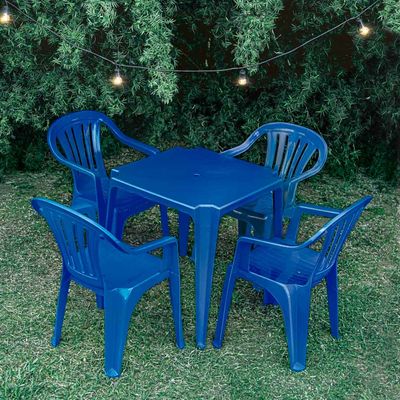 Mesa Plástica Mor Azul