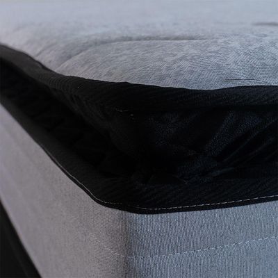 Colchão Queen Bem Mm Espuma D45 Eps 1,58x1,98x24 Hellen Preto Com Cinza