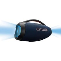 Caixa de Som Boombox Plus Aiwa 200W BT 30H IP66 USB RGB com Luzes AWS-BBS-01-LBL Bivolt