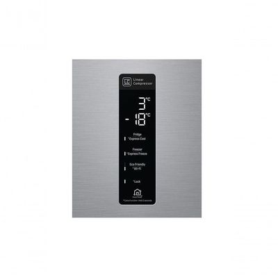 Refrigerador Lg Bottom Freezer Inverse 451l Platinum 110v Gc-b569nllm