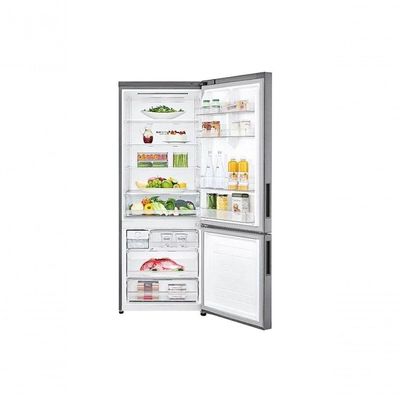 Refrigerador Lg Bottom Freezer Inverse 451l Platinum 110v Gc-b569nllm