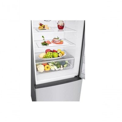 Refrigerador Lg Bottom Freezer Inverse 451l Platinum 110v Gc-b569nllm